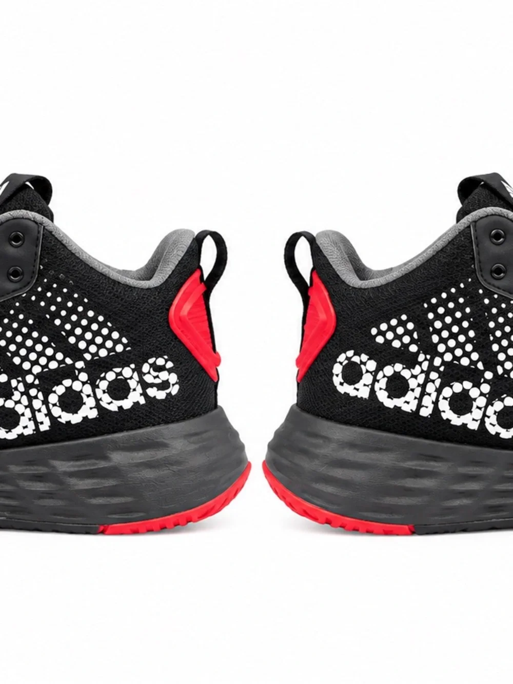 Adidas Ownthegame 2.0 Youth 3.5Y Black White Red Basketball Sneakers